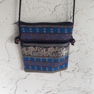 Thailand Elephant Embroidered Purse